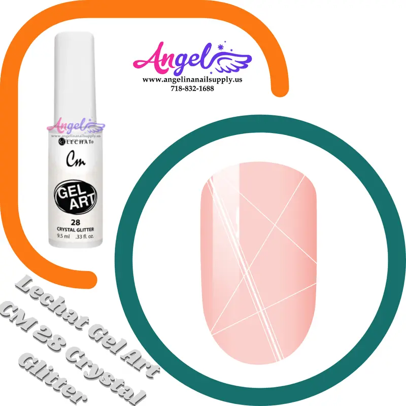 Lechat Gel Art Cm 28 Crystal Glitter 1