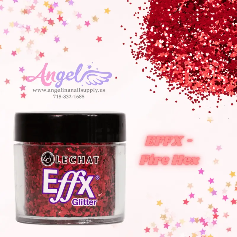 Lechat Glitter Effx-24 Fire Hex 1
