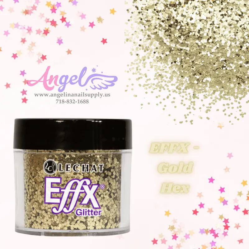 Lechat Glitter Effx-26 Gold Hex 1