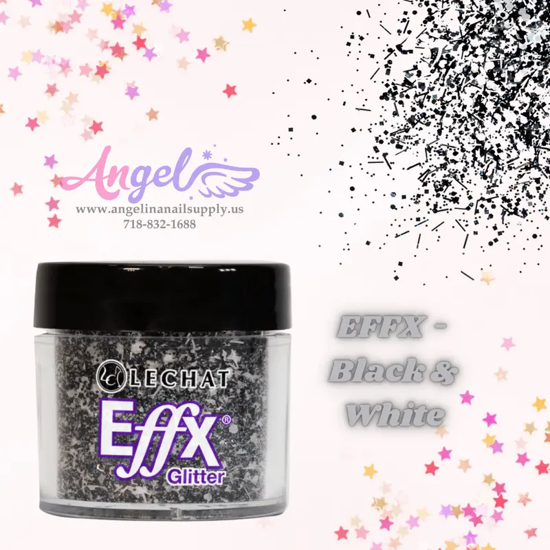 Lechat Glitter Effx-35 Black & White 1