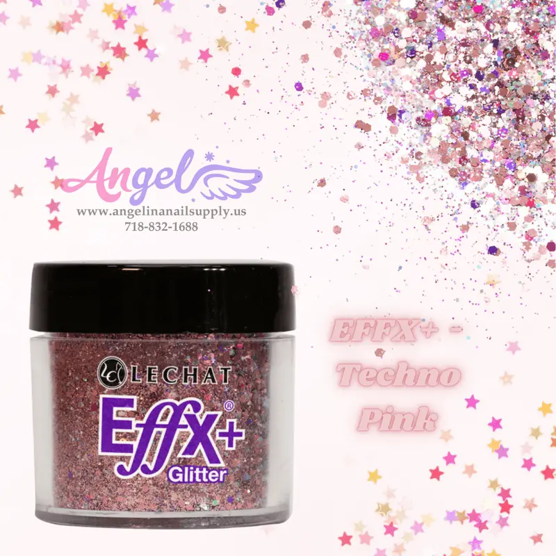 Lechat Glitter Effx+-38 Techno Pink 1