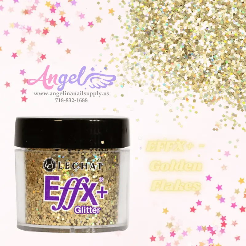 Lechat Glitter Effx+-39 Golden Flakes 1