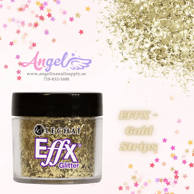 Lechat Glitter Effx-49 Gold Strips 1