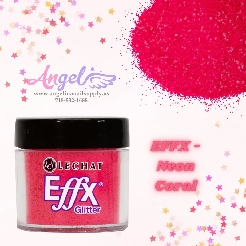 Lechat Glitter Effx-52 Neon Coral 1
