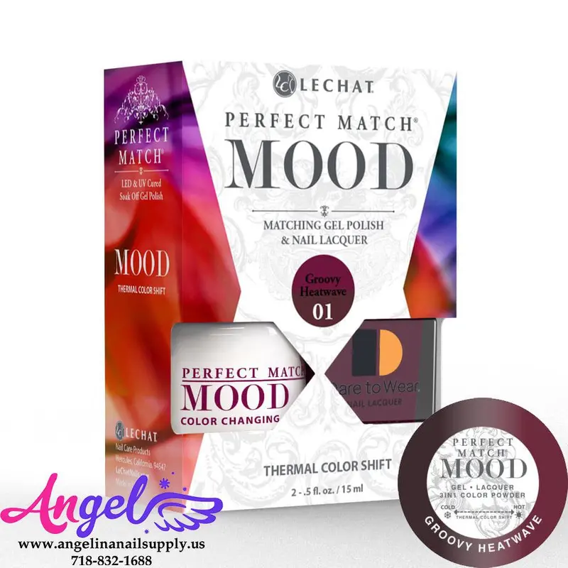 Lechat Mood Gel Duo 01 Groovy Heat Wave 1