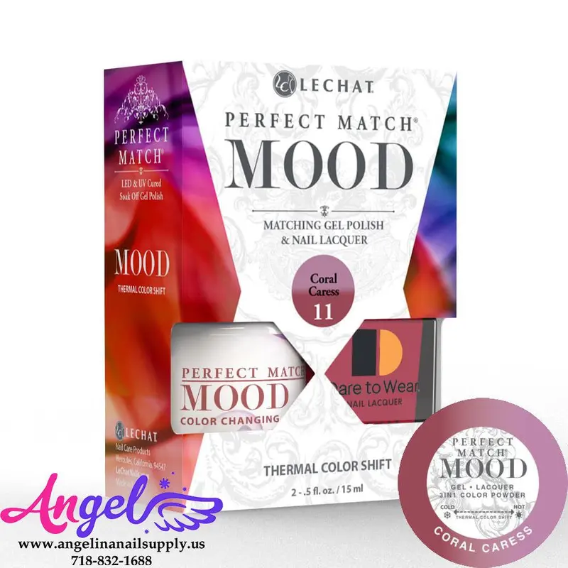 Lechat Mood Gel Duo 11 Coral Caress 1