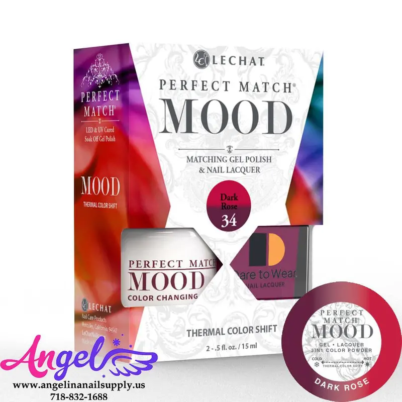 Lechat Mood Gel Duo 34 Dark Rose 1