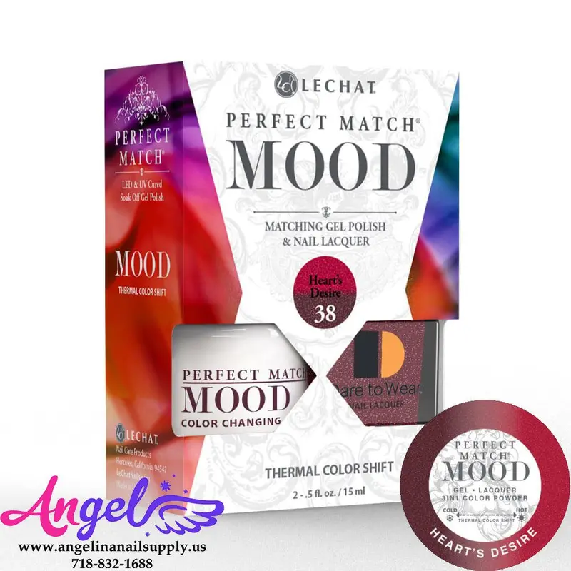 Lechat Mood Gel Duo 38 Heart's Desire 1