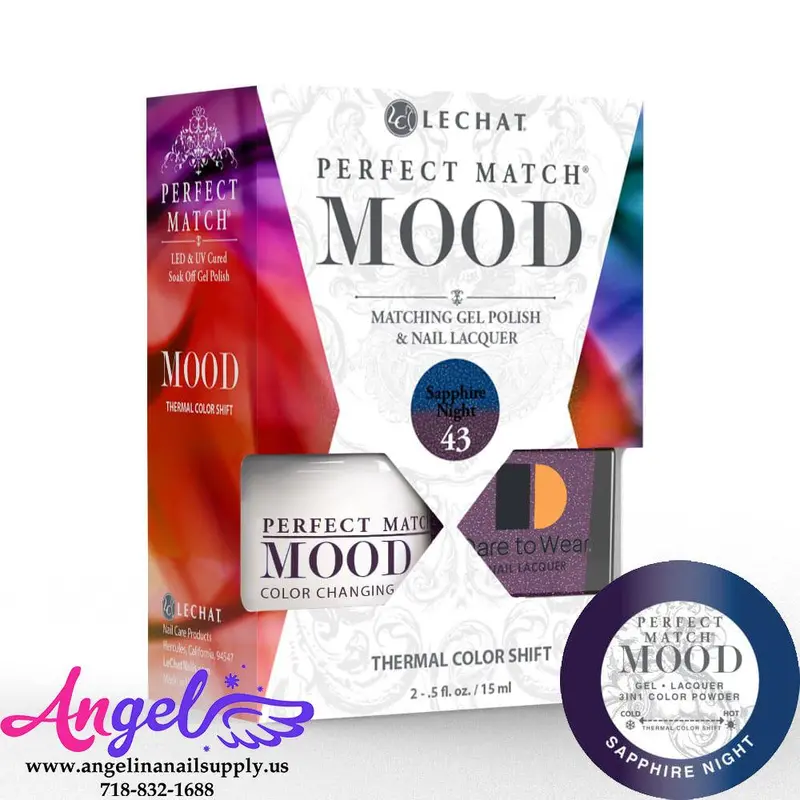 Lechat Mood Gel Duo 43 Sapphire Night 1