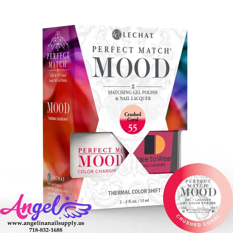 Lechat Mood Gel Duo 55 Crushed Coral 1