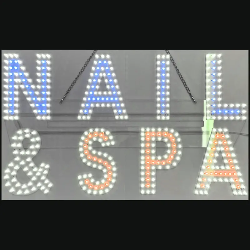 Led Neon Sign - Nail & Spa Sign 1