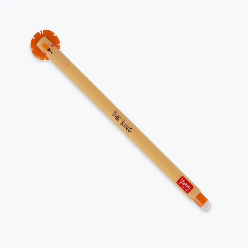 Legami - Gel Pen - Erasable - Lion (Orange Ink) 1