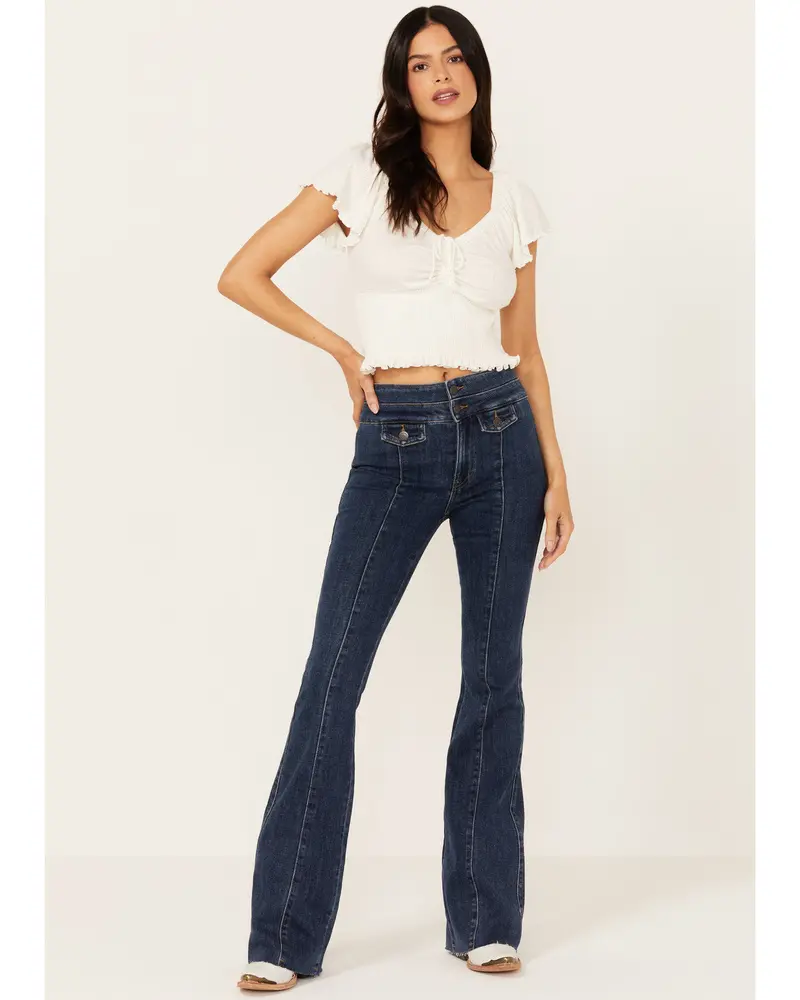 Legend High Rise Bootcut Stretch Denim Jeans 1