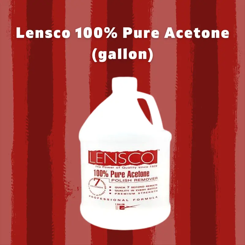 Lensco 100% Pure Acetone (Gallon) 1