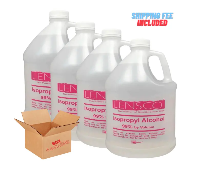Lensco Alcohol 99% (Box / 4 Gallons) 1