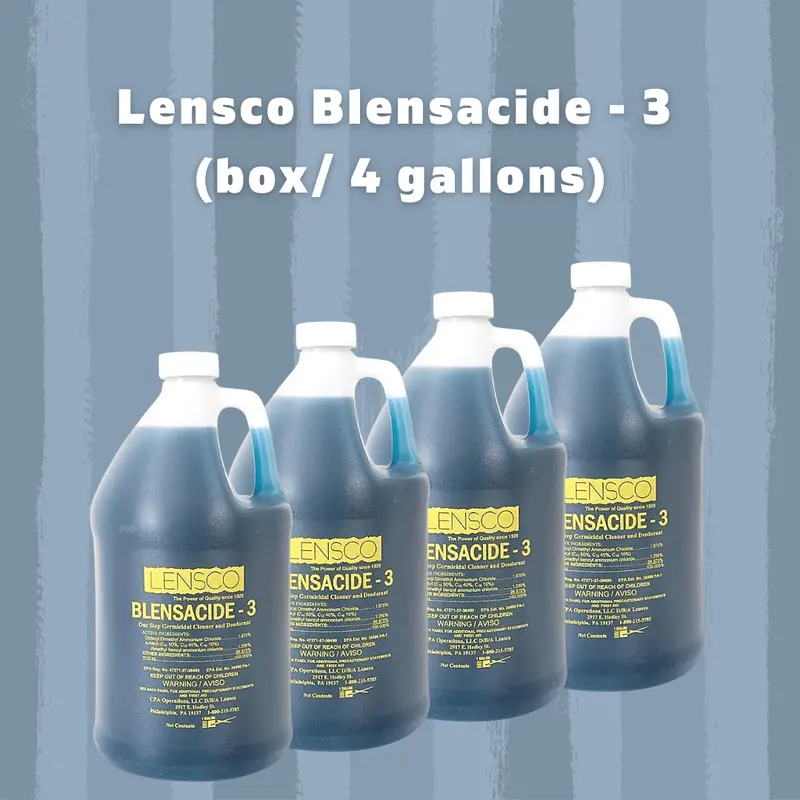 Lensco Blensacide - 3 (Box / 4 Gallons ) 1