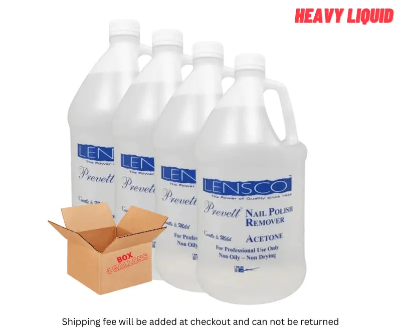 Lensco Non White Acetone (Box / 4 Gallons) 1