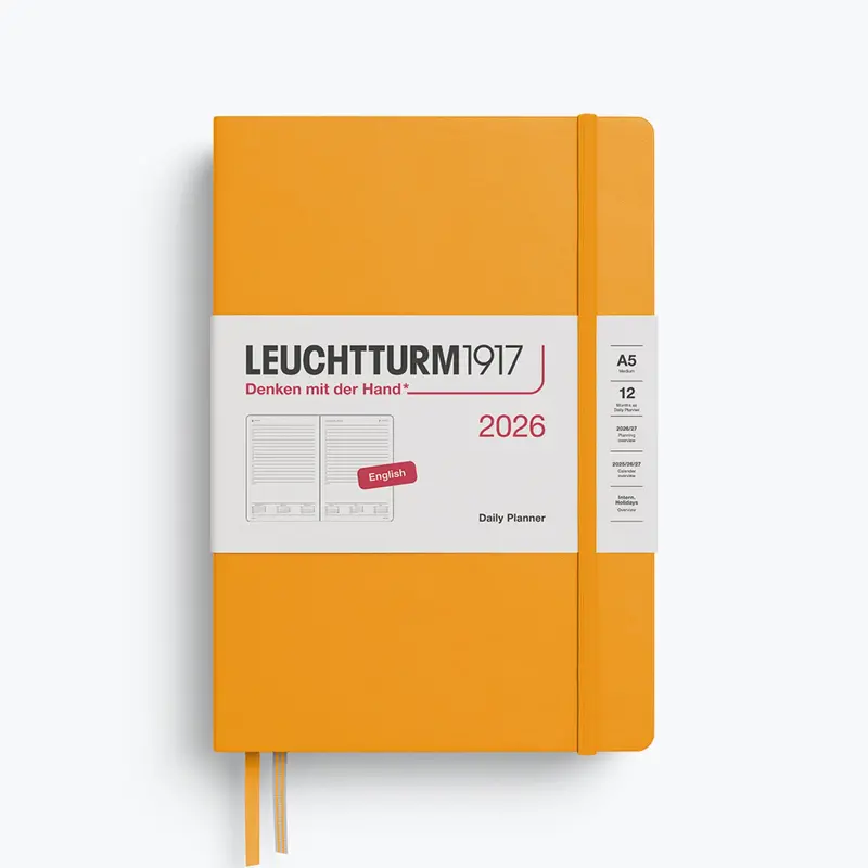 Leuchtturm1917 - 2026 Diary - Daily Planner - A5 - Rising Sun 1