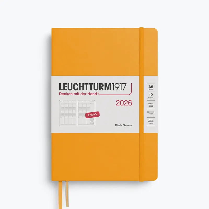 Leuchtturm1917 - 2026 Diary - Week Planner - A5 - Rising Sun 1