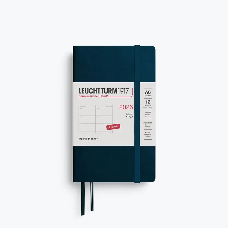 Leuchtturm1917 - 2026 Diary - Weekly Planner - A6 - Deep Sea (Soft) 1