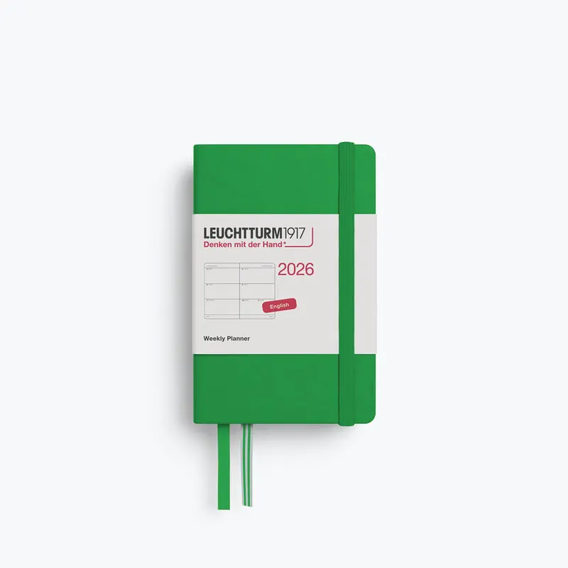 Leuchtturm1917 - 2026 Diary - Weekly Planner - A7 - Spring Leaf 1