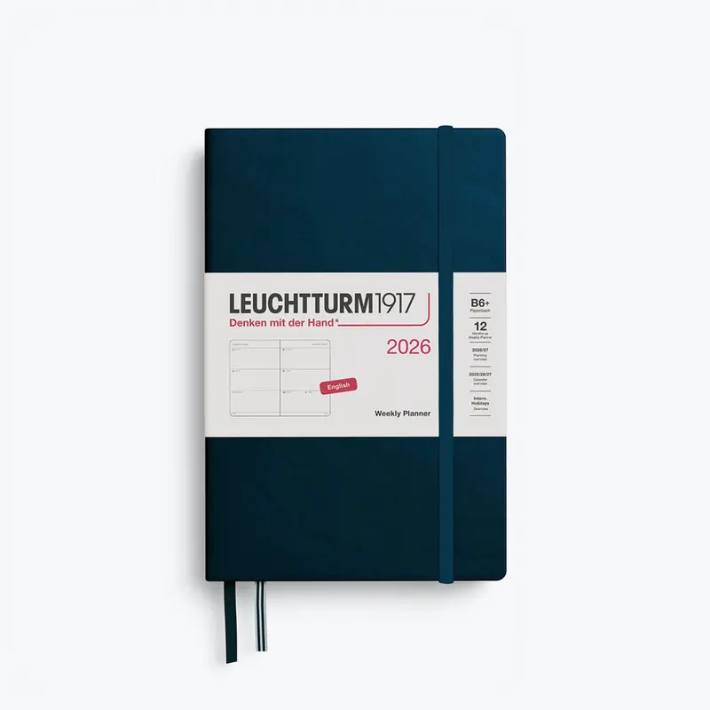 Leuchtturm1917 - 2026 Diary - Weekly Planner - B6+ - Deep Sea 1