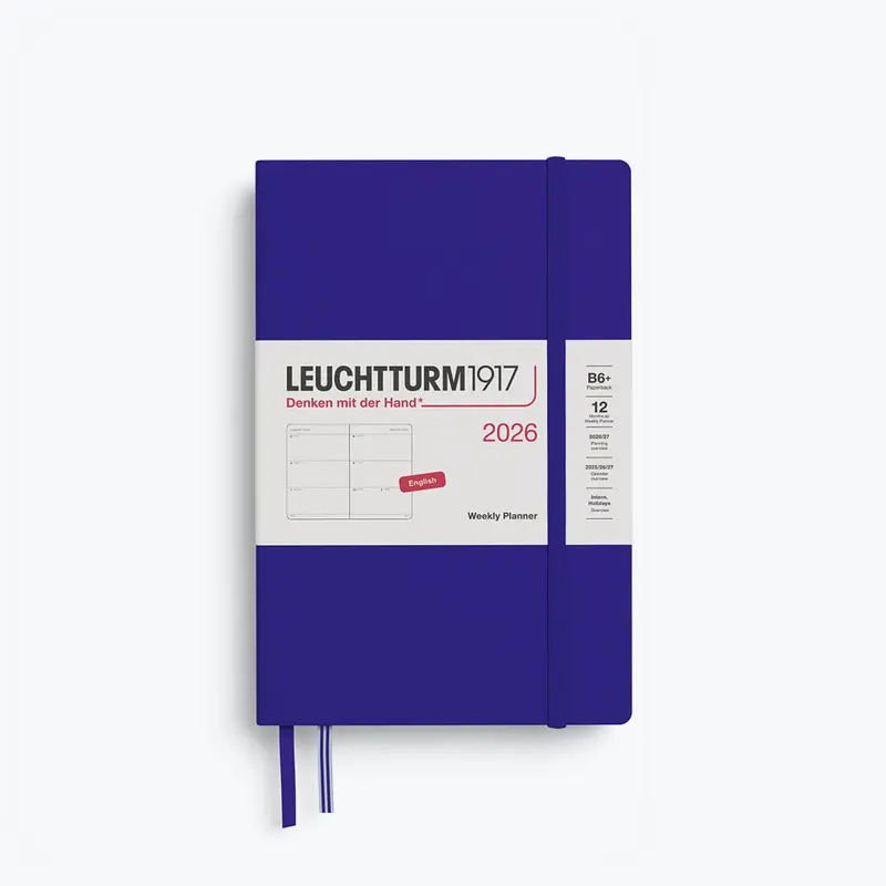 Leuchtturm1917 - 2026 Diary - Weekly Planner - B6+ - Ink 1