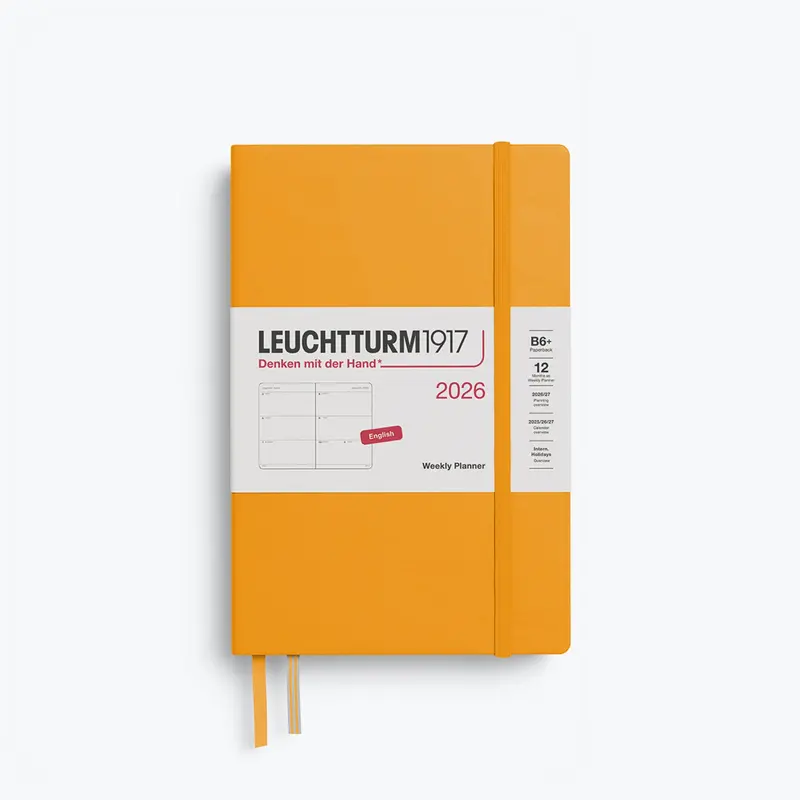 Leuchtturm1917 - 2026 Diary - Weekly Planner - B6+ - Rising Sun 1
