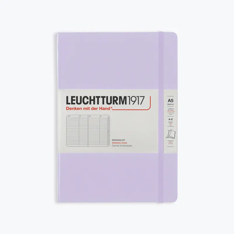 Leuchtturm1917 - Address Book - A5 - Lilac 1