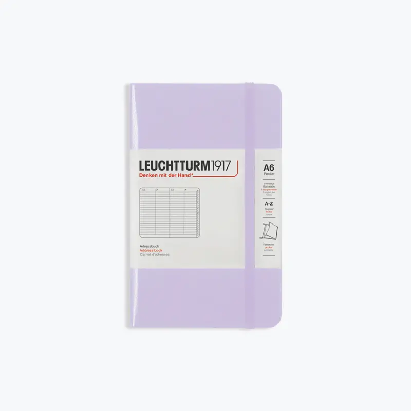 Leuchtturm1917 - Address Book - A6 - Lilac 1