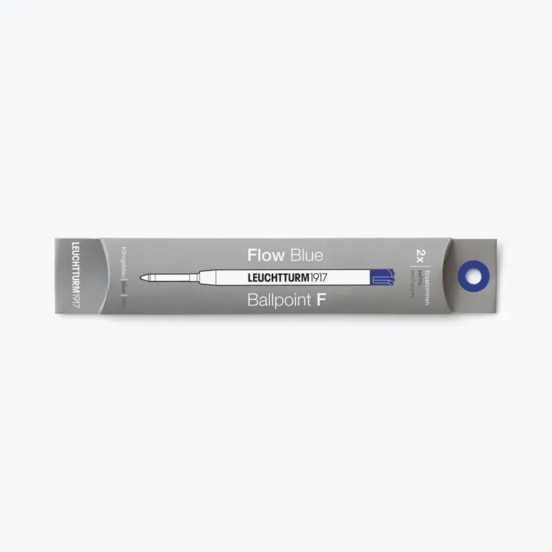Leuchtturm1917 - Ballpoint Refill - Drehgriffel Nr. 1 - Flow Blue (Pack Of 2) 1