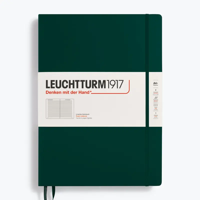 Leuchtturm1917 - Notebook - A4+ - Forest Green 1