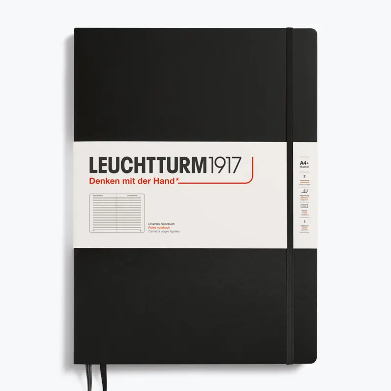 Leuchtturm1917 - Notebook - A4+ - Slim - Black 1