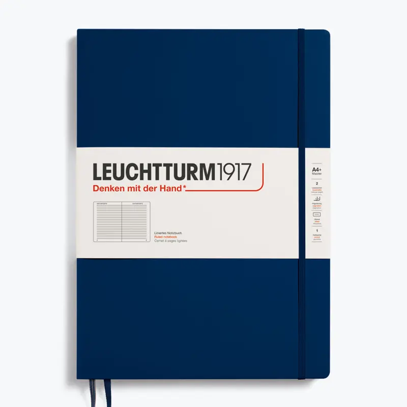 Leuchtturm1917 - Notebook - A4+ - Slim - Navy 1