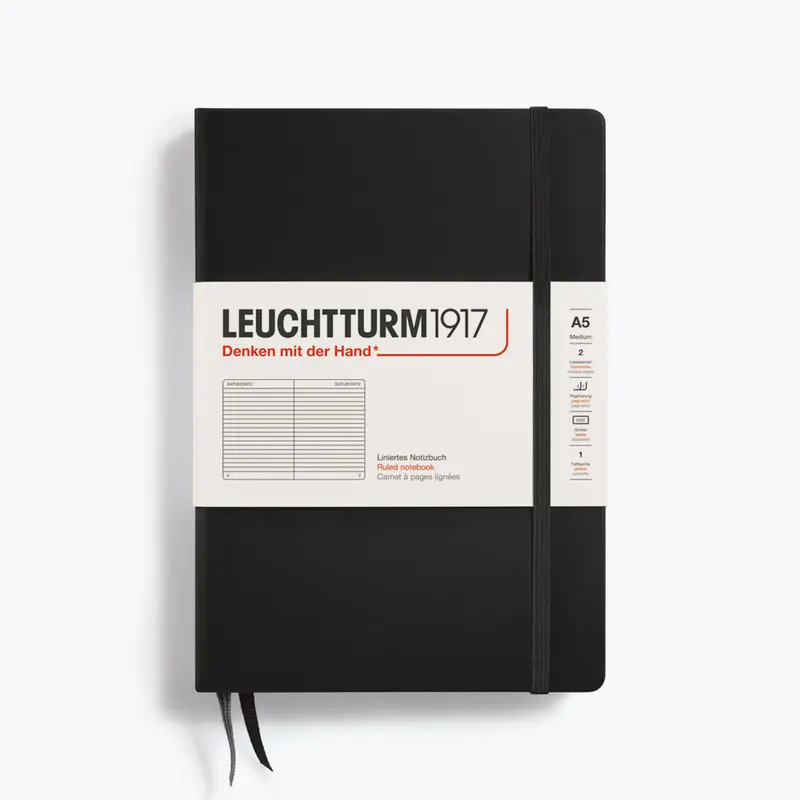 Leuchtturm1917 - Notebook - A5 - Black 1