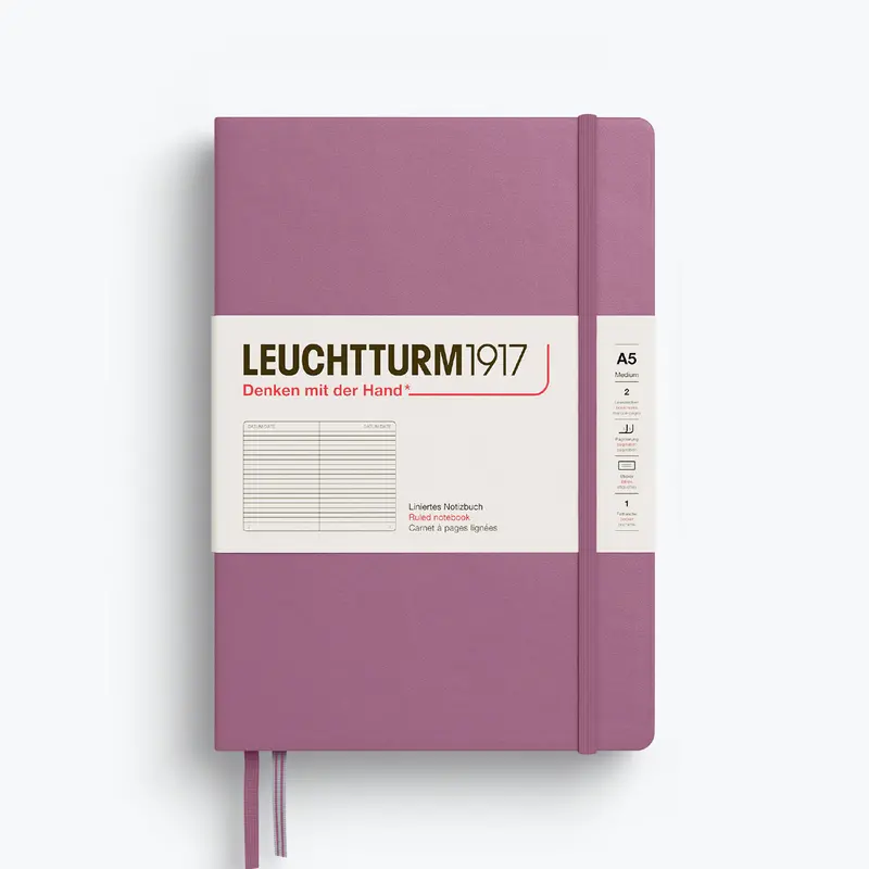 Leuchtturm1917 - Notebook - A5 - Dusty Rose 1
