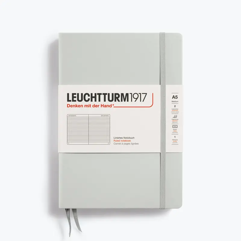 Leuchtturm1917 - Notebook - A5 - Light Grey <Outgoing> 1