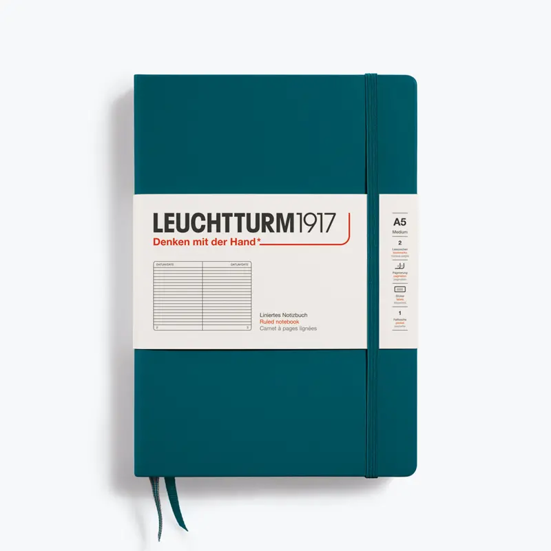 Leuchtturm1917 - Notebook - A5 - Pacific Green 1