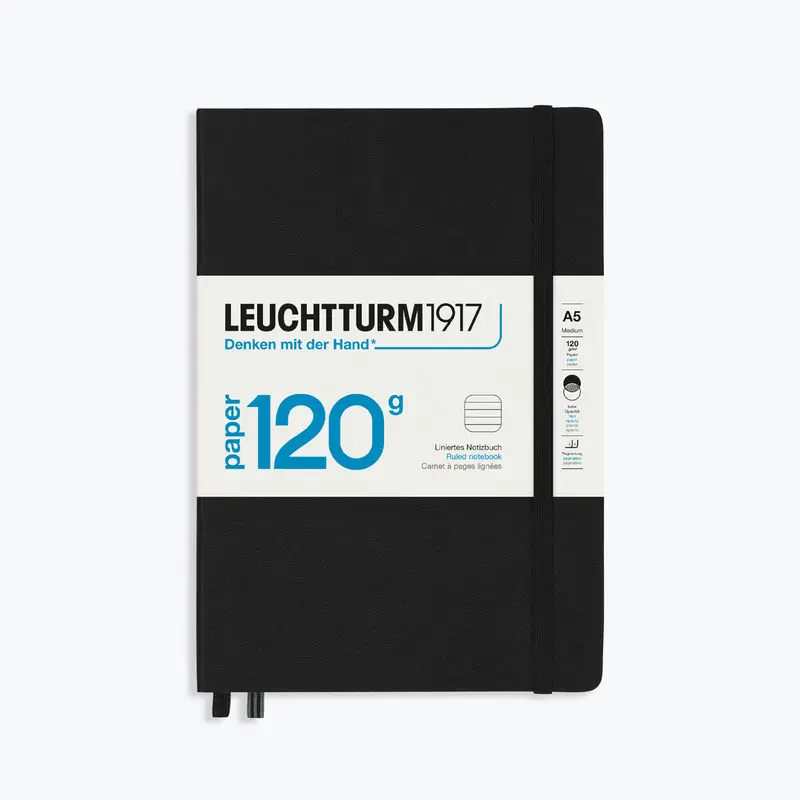 Leuchtturm1917 - Notebook - A5 - Paper 120 - Black 1
