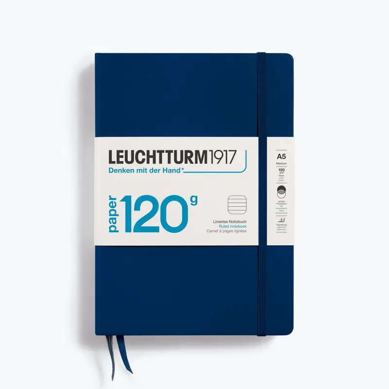 Leuchtturm1917 - Notebook - A5 - Paper 120 - Navy 1