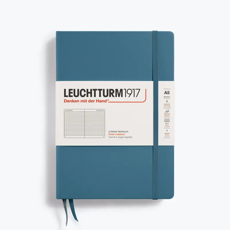 Leuchtturm1917 - Notebook - A5 - Stone Blue 1