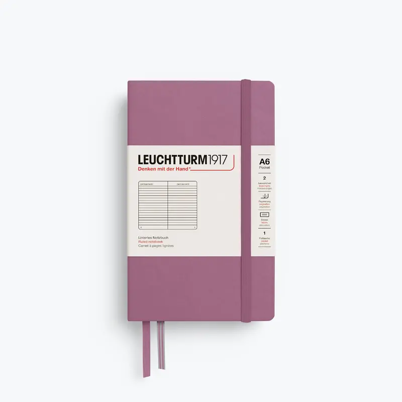 Leuchtturm1917 - Notebook - A6 - Dusty Rose 1