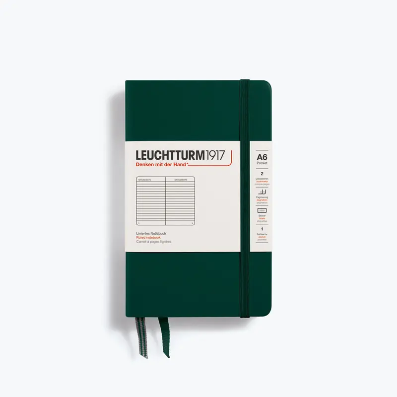 Leuchtturm1917 - Notebook - A6 - Forest Green 1