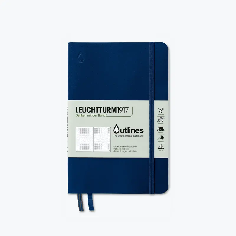 Leuchtturm1917 - Notebook - B6+ - Outlines - Navy Blue 1