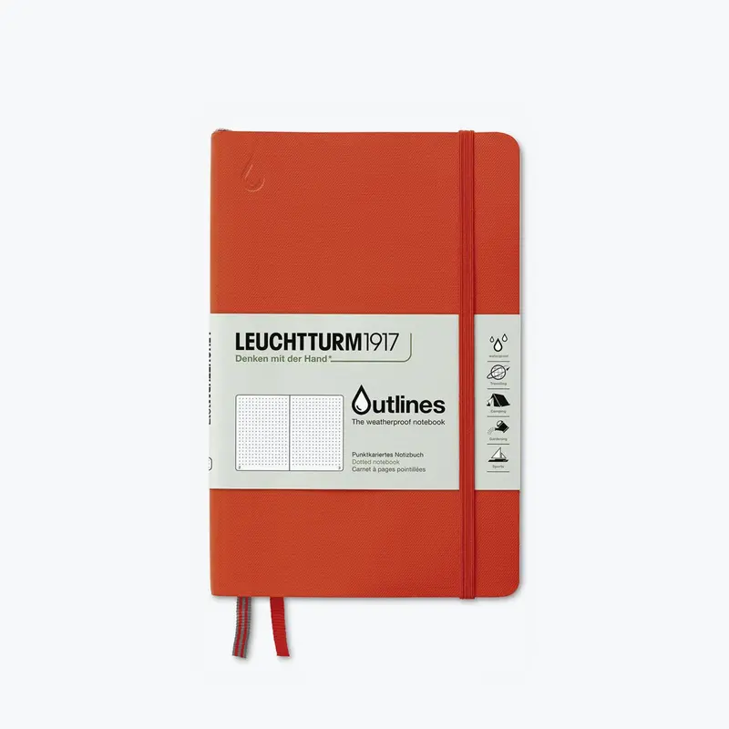 Leuchtturm1917 - Notebook - B6+ - Outlines - Signal Orange 1