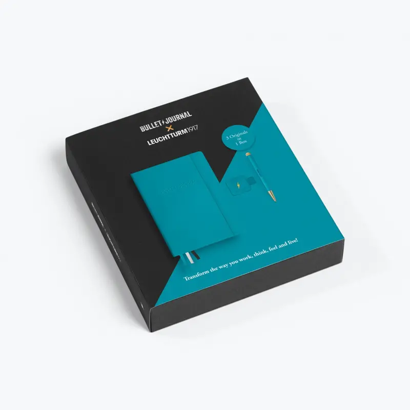 Leuchtturm1917 - Notebook - Bullet Journal Ii - Gift Set - Turquoise25 1