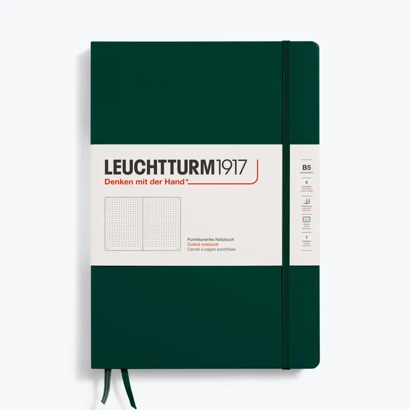 Leuchtturm1917 - Notebook - Hardcover - B5 - Forest Green 2