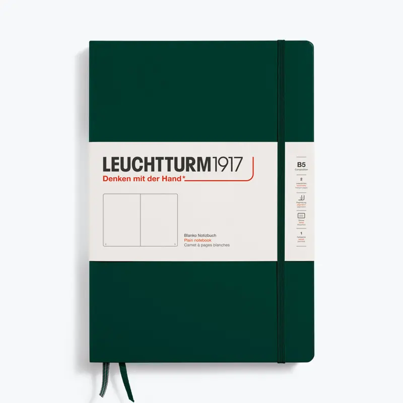 Leuchtturm1917 - Notebook - Hardcover - B5 - Forest Green 3