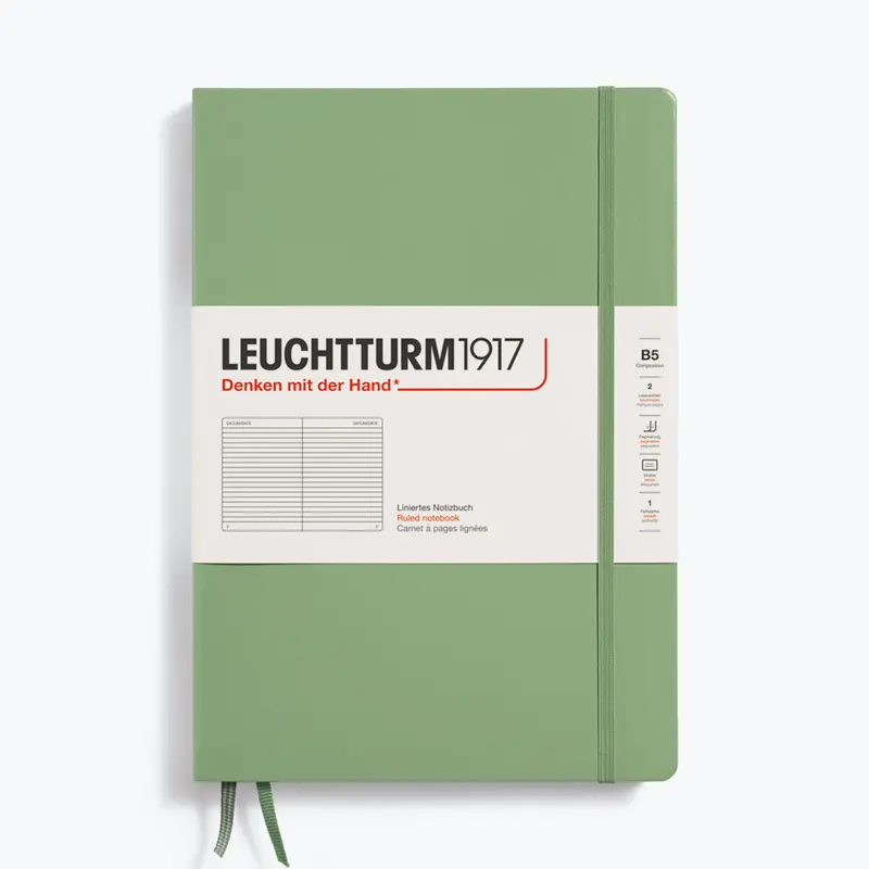 Leuchtturm1917 - Notebook - Hardcover - B5 - Sage 1