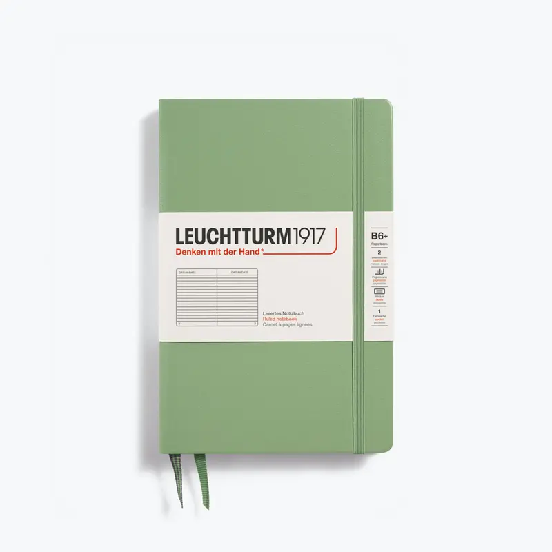 Leuchtturm1917 - Notebook - Hardcover - B6+ - Sage 1